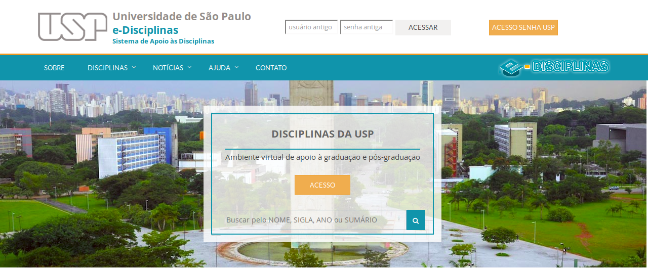 Nova Página Principal Do Moodle Da USP – Grupo ATP